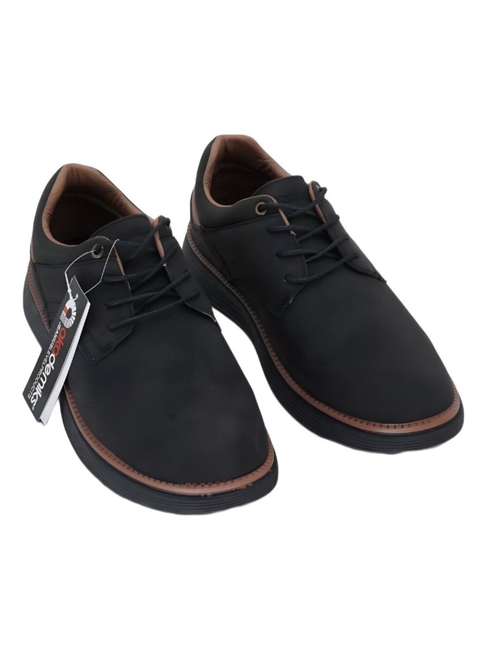 Akademiks Mens’s Dayton Oxford Casual Sneaker Black Sz US 11M EU 44